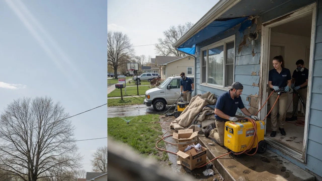 Basement Flood Cleanup in Long Prairie, MN near me